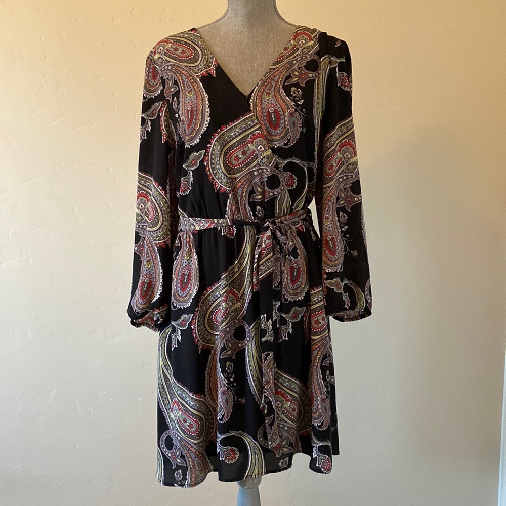 DR2 Midi Paisley Print Dress